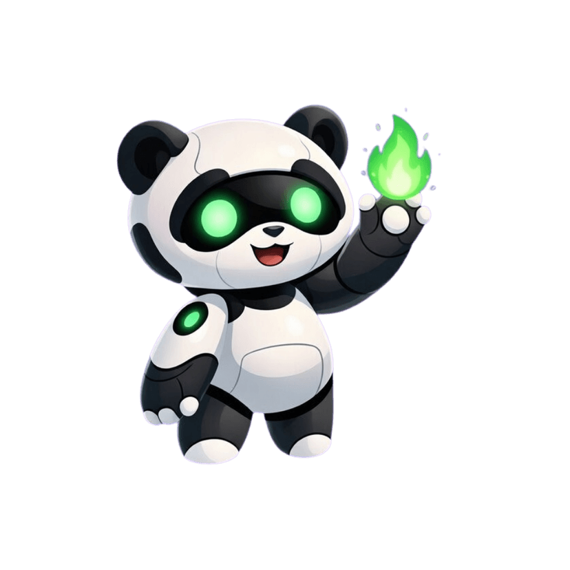 Bo with a green flame
